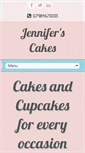 Mobile Screenshot of jenniferscakes.co.uk